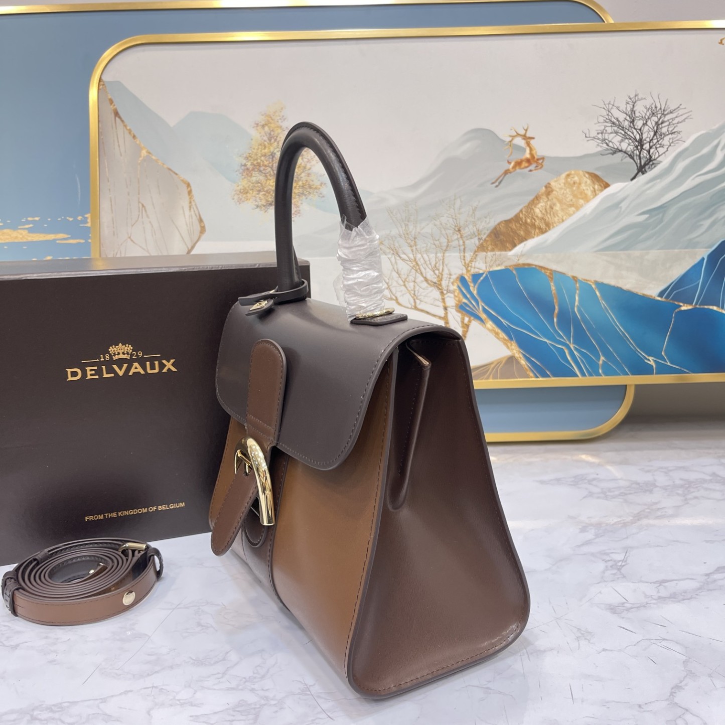 デルヴォー「Delvaux」 ショルダーバッグ