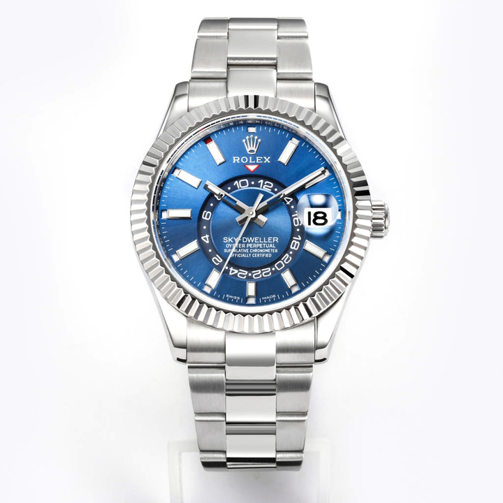 ロレックス「Rolex」スカイドゥエラー 42MM オイスタースチール＆ホワイトゴールド