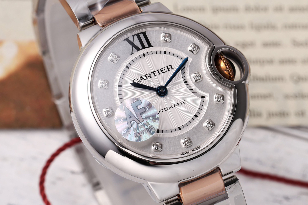 カルティエ［Cartier］バロン ブルー ドゥ 自動巻き腕時計 33mm