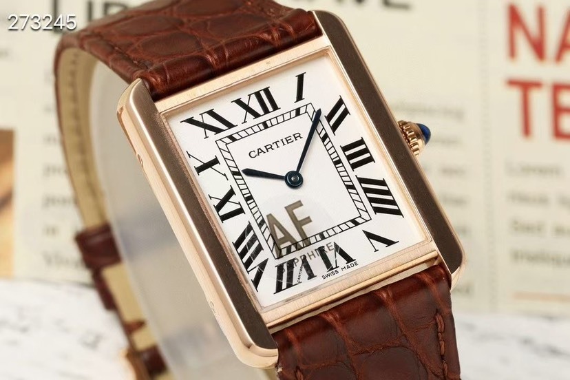 カルティエ［Cartier］タンク マスト ドゥ 自動巻き腕時計33.7mm x 25.5mm