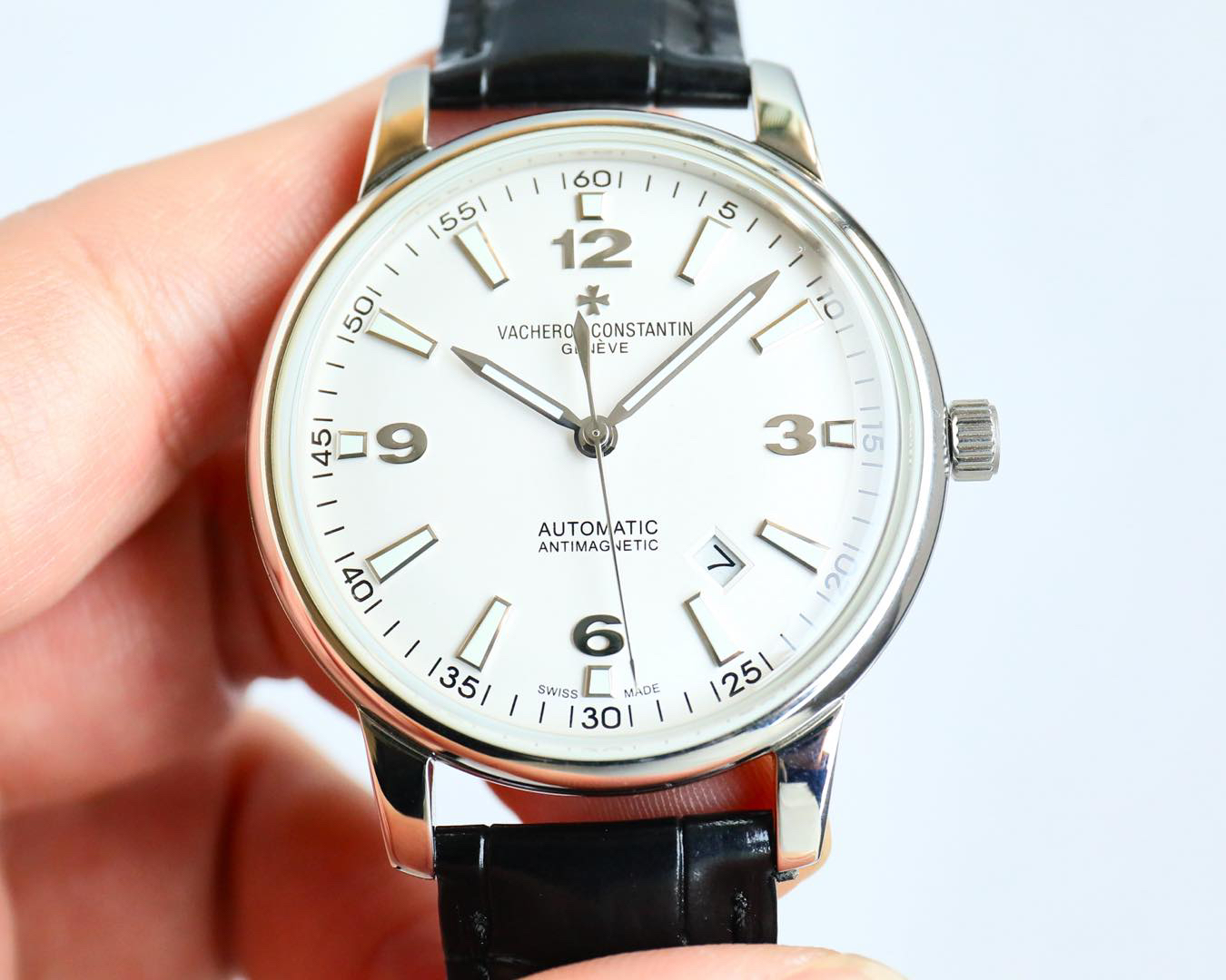 ヴァシュロン・コンスタンタン「Vacheron Constantin」 縦横四海 レザーストラップ 腕時計40MM