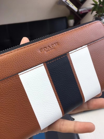 コーチ「Coach」メンズ ラウンドファスナー ロングウォレット