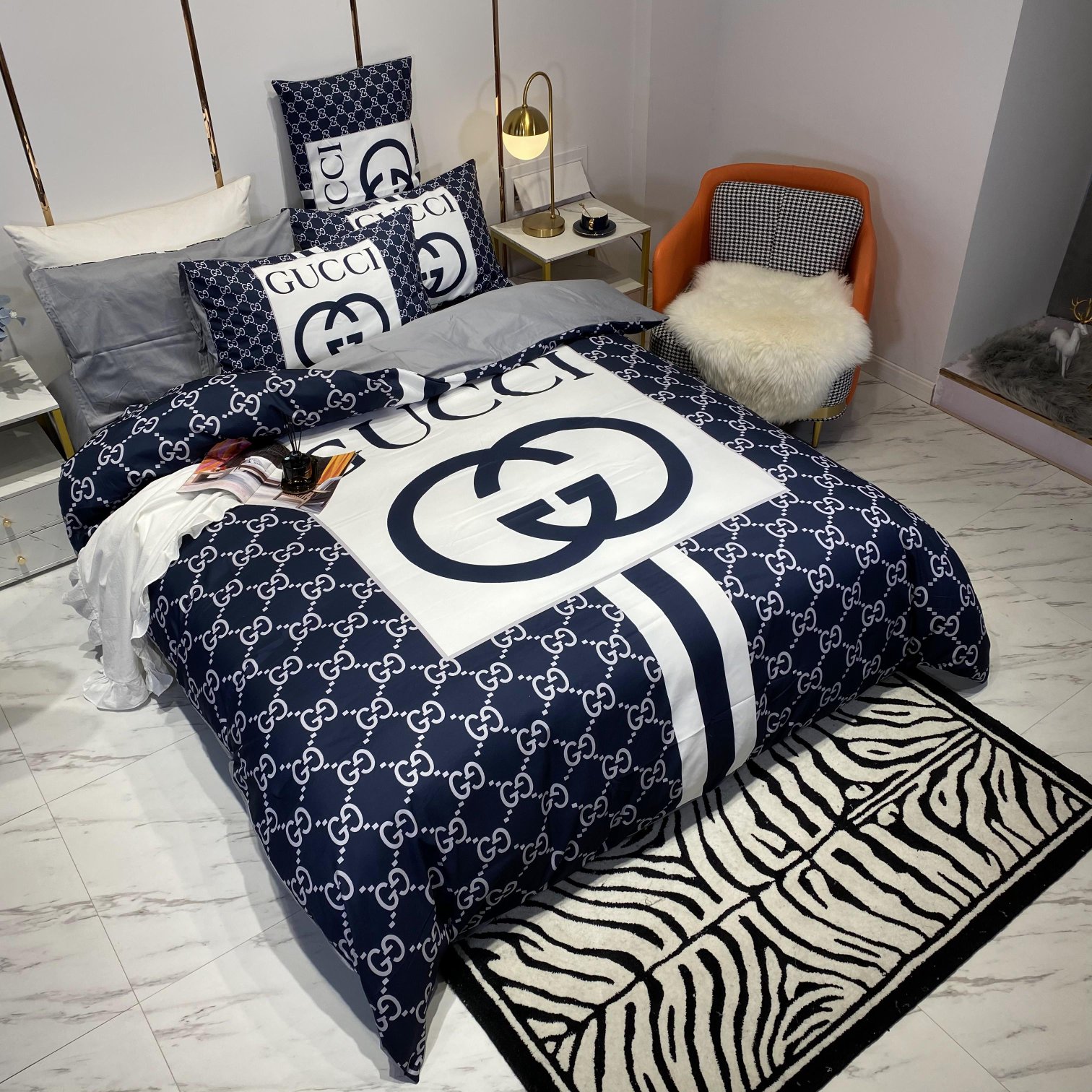 グッチ「Gucci」プレミアムコットン デジタルプリント 4点セット