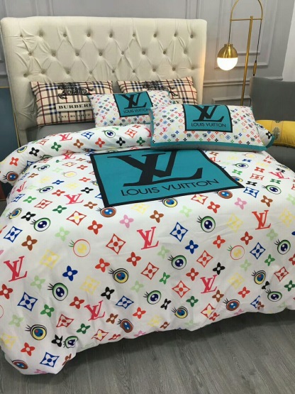 ルイ・ヴィトン「Louis Vuitton」プレミアムコットン デジタルプリント 4点セット