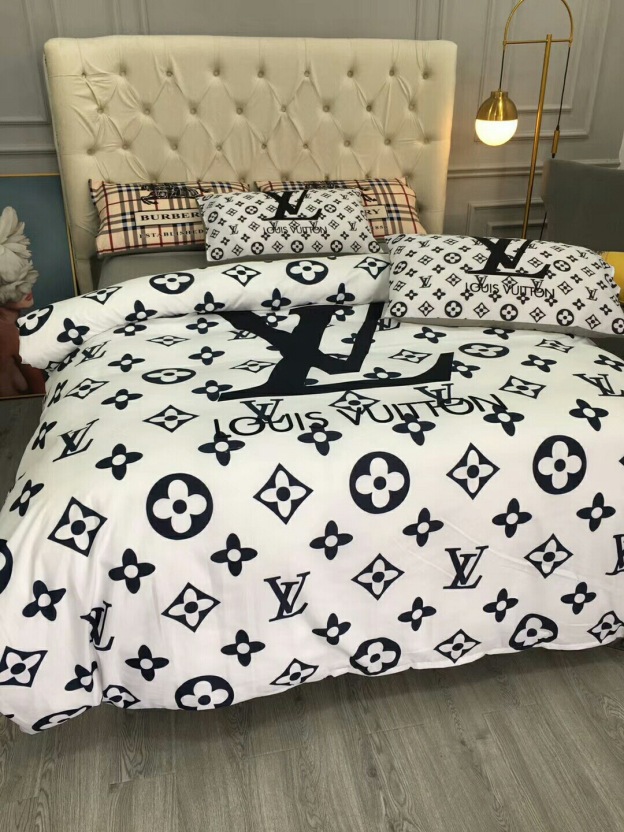 ルイ・ヴィトン「Louis Vuitton」プレミアムコットン デジタルプリント 4点セット