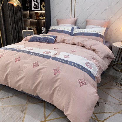 ルイ・ヴィトン「Louis Vuitton」プレミアムコットン デジタルプリント 4点セット