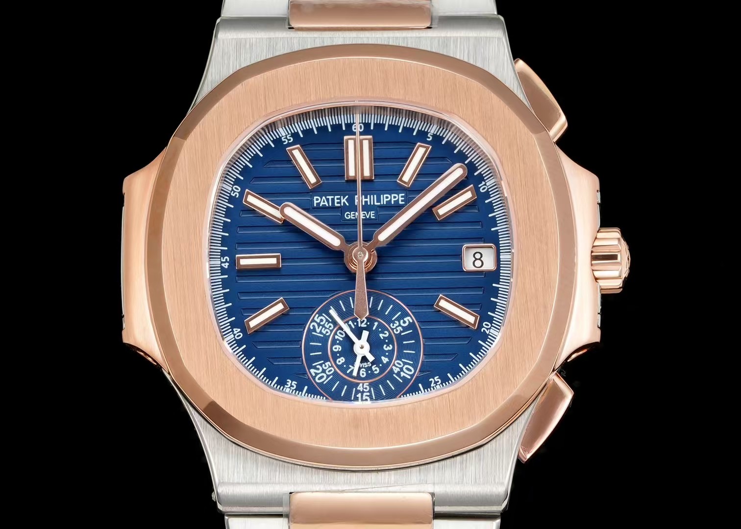 パテック フィリップ「Patek Philippe」ノーチラス クロノグラフ 40.5mmメンズウォッチ