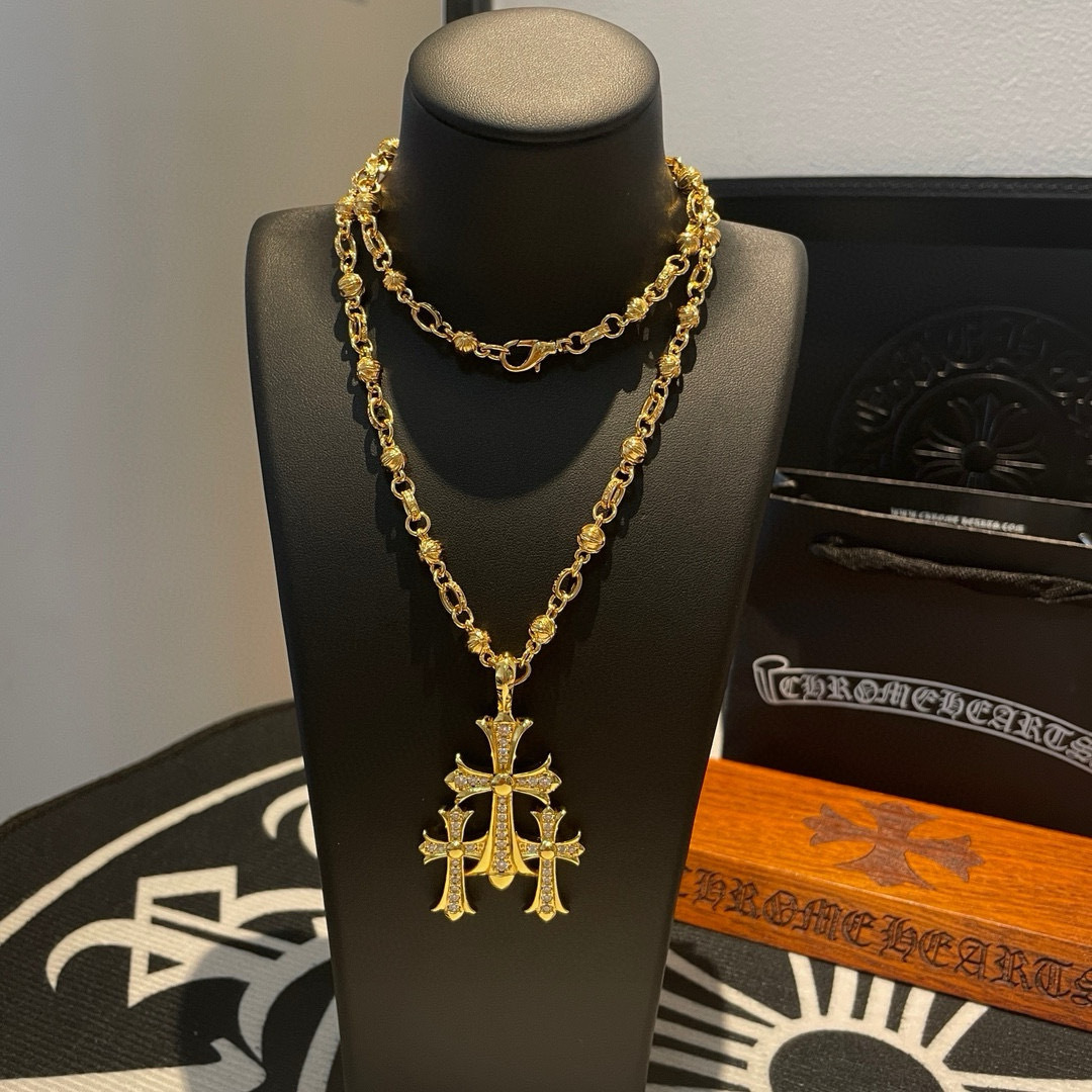 クロムハーツ「Chrome Hearts」クラシック ペンダントネックレス - 男女兼用