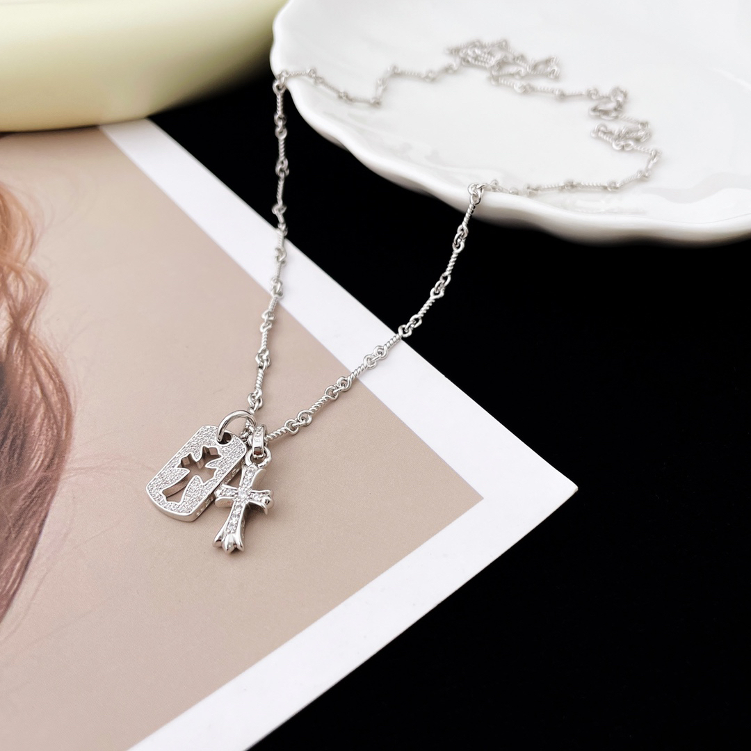 クロムハーツ「Chrome Hearts」クラシック ペンダントネックレス - 男女兼用