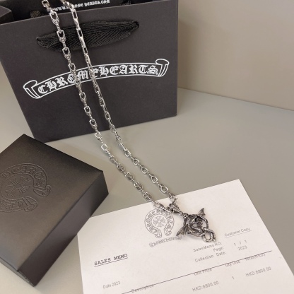 クロムハーツ「Chrome Hearts」シンプルペンダントネックレス - ユニセックス