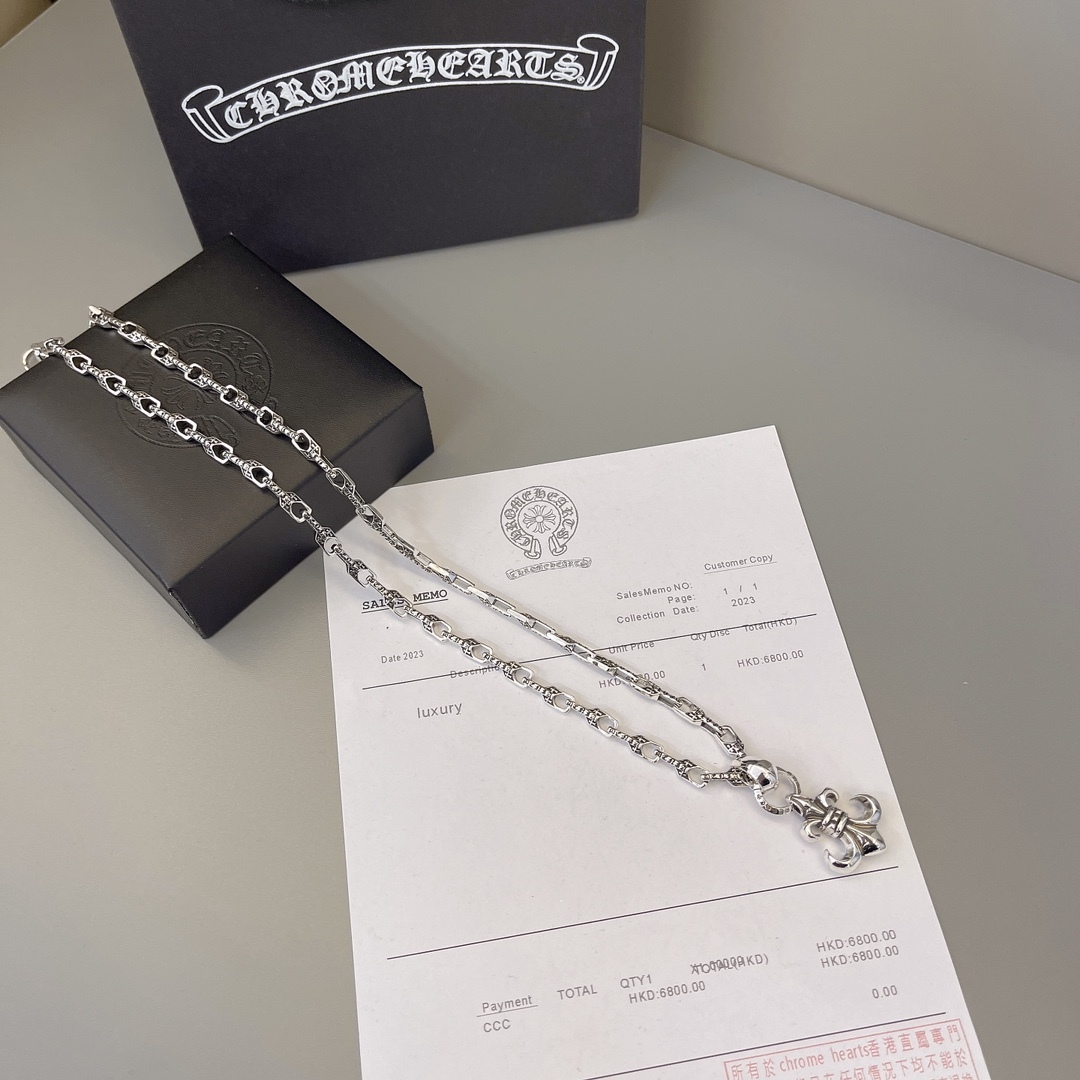 クロムハーツ「Chrome Hearts」シンプルペンダントネックレス - ユニセックス