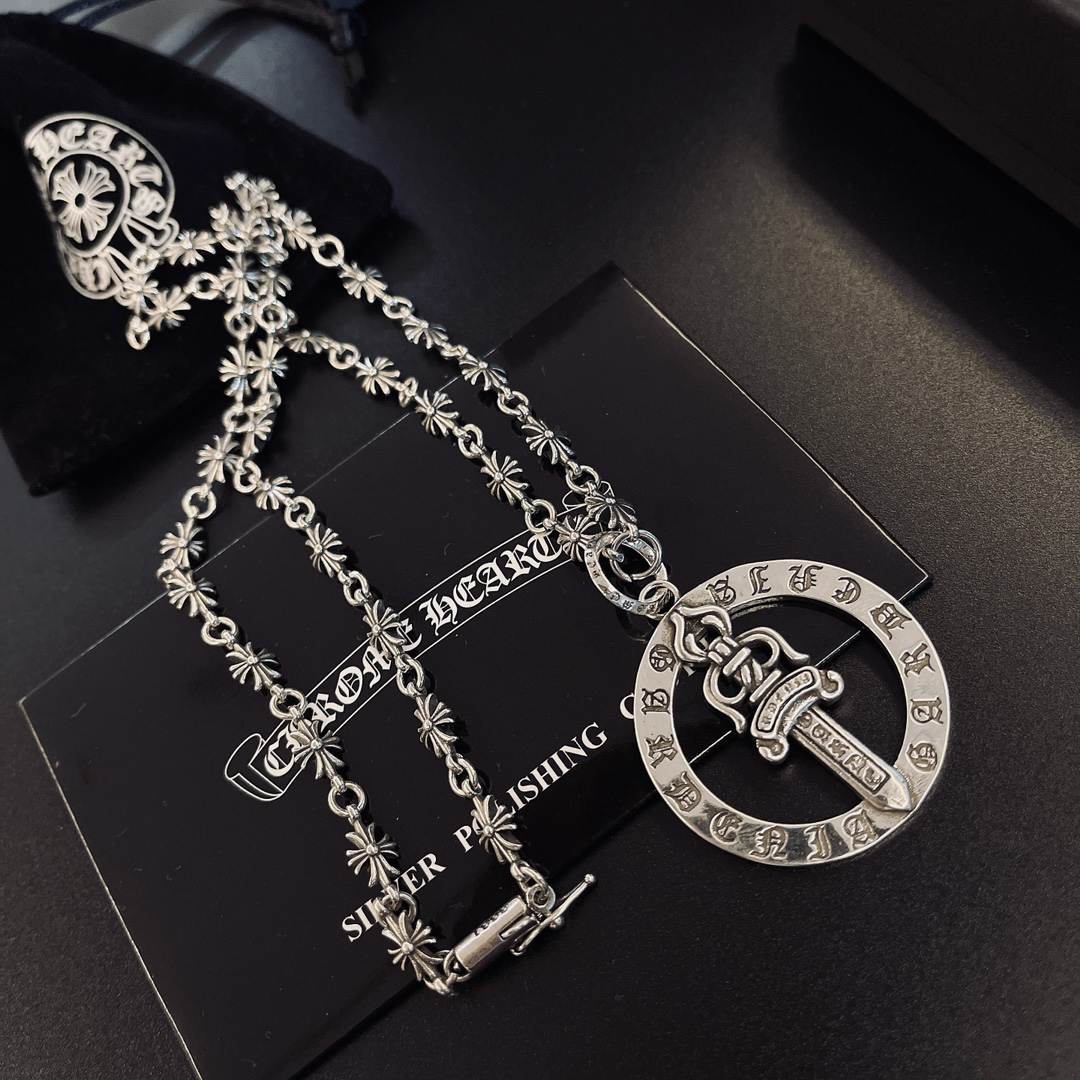 クロムハーツ「Chrome Hearts」シンプルペンダントネックレス - ユニセックス