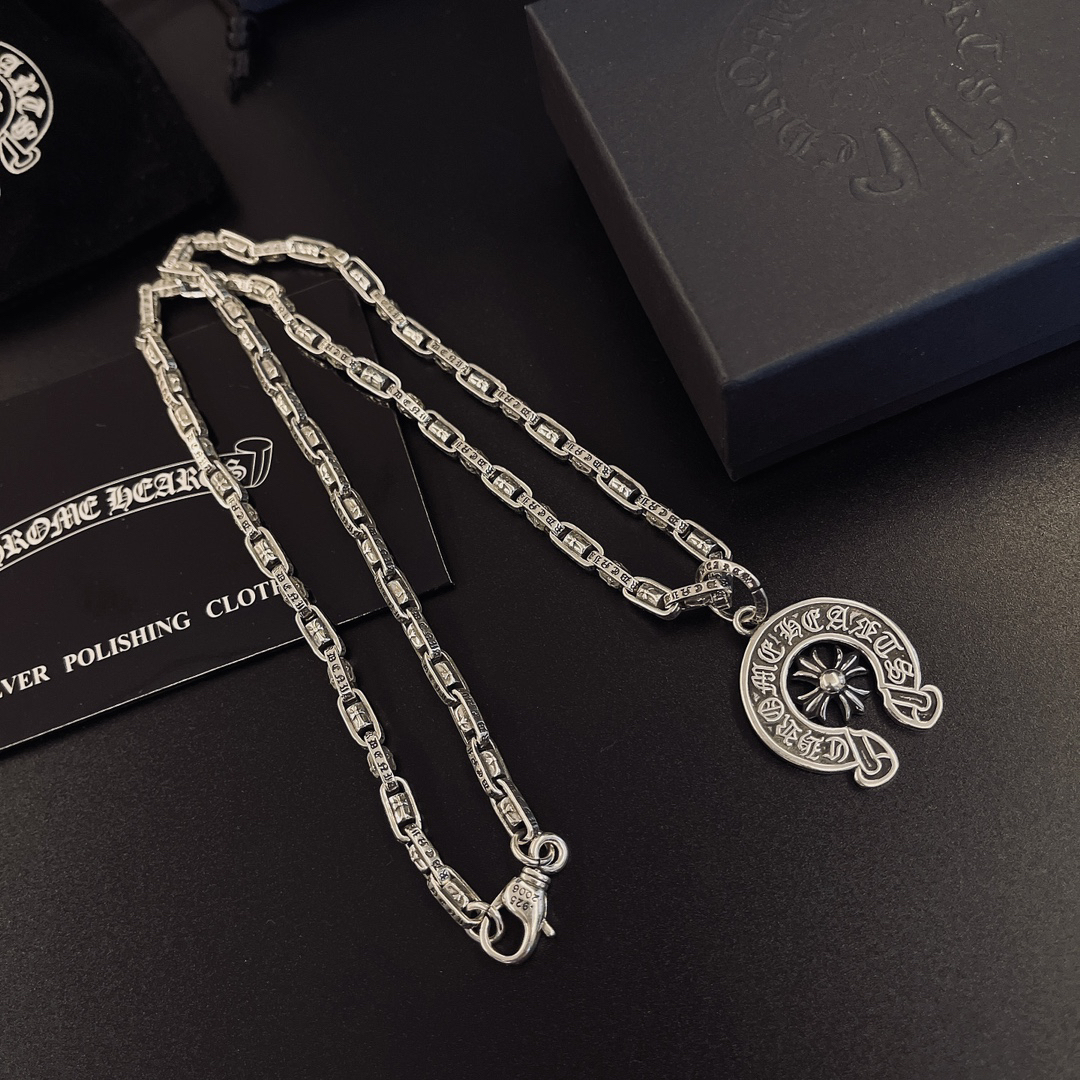クロムハーツ「Chrome Hearts」シンプルペンダントネックレス - ユニセックス
