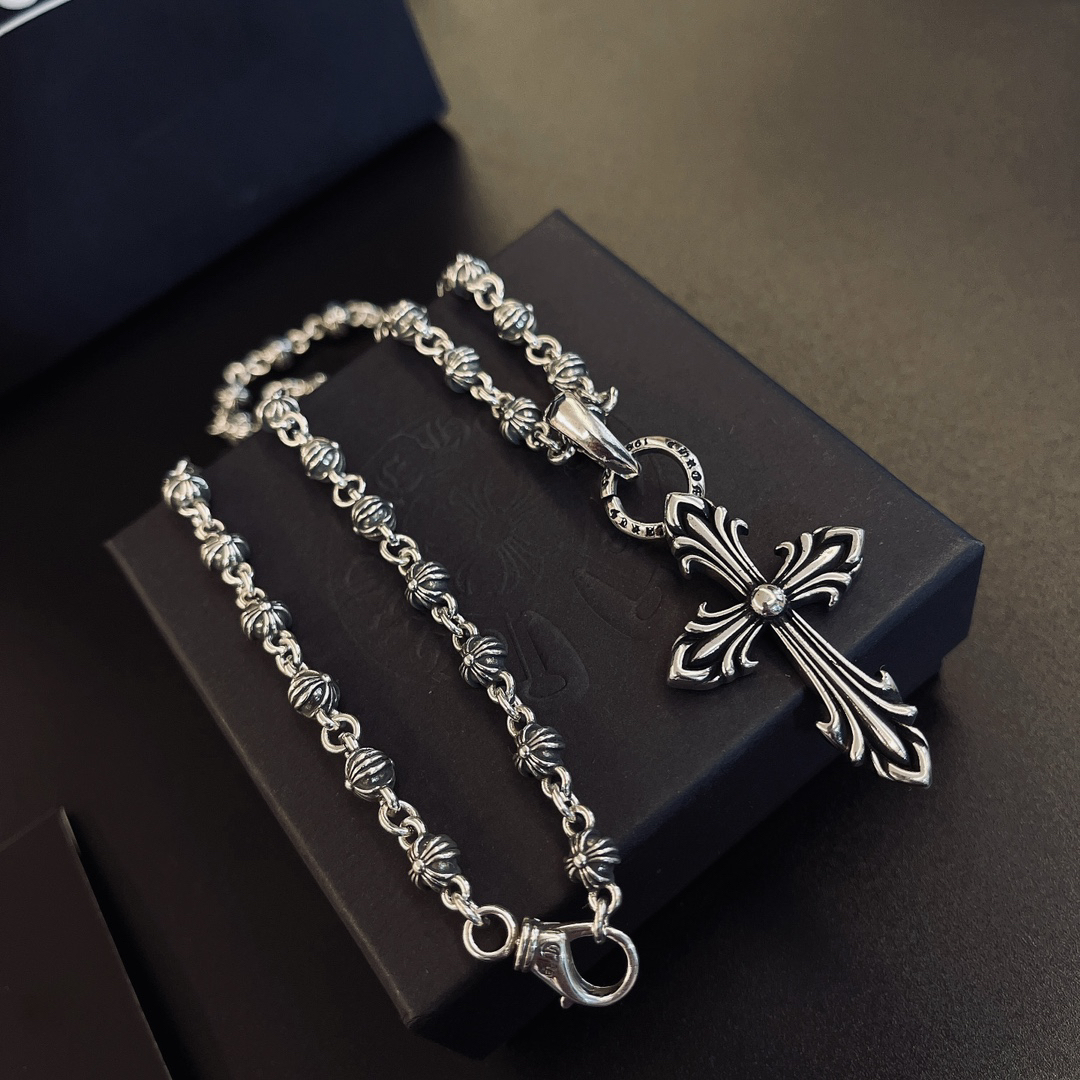 クロムハーツ「Chrome Hearts」シンプルペンダントネックレス - ユニセックス