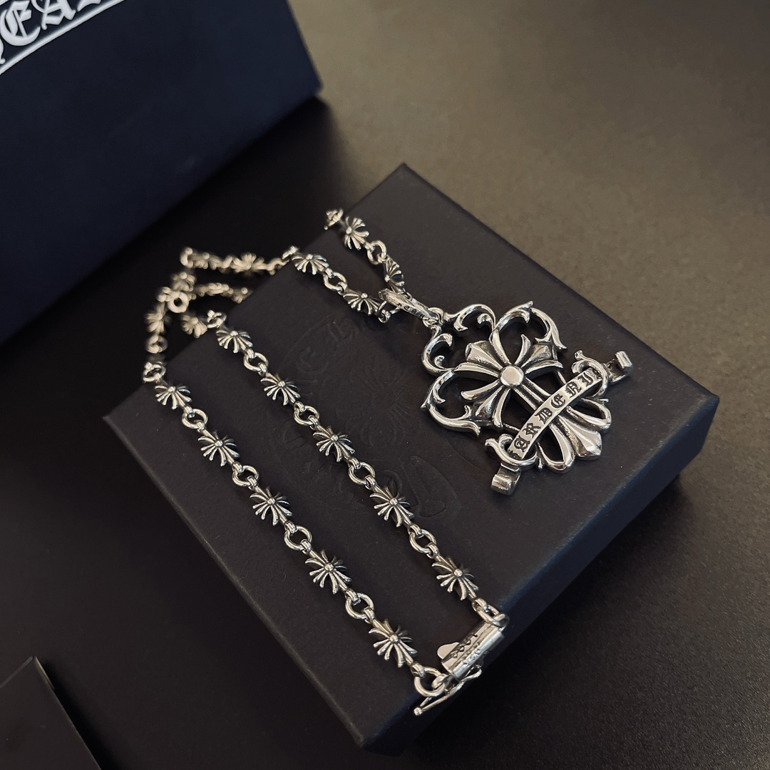 クロムハーツ「Chrome Hearts」シンプルペンダントネックレス - ユニセックス