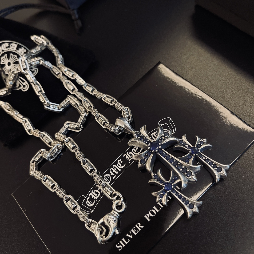 クロムハーツ「Chrome Hearts」シンプルペンダントネックレス - ユニセックス