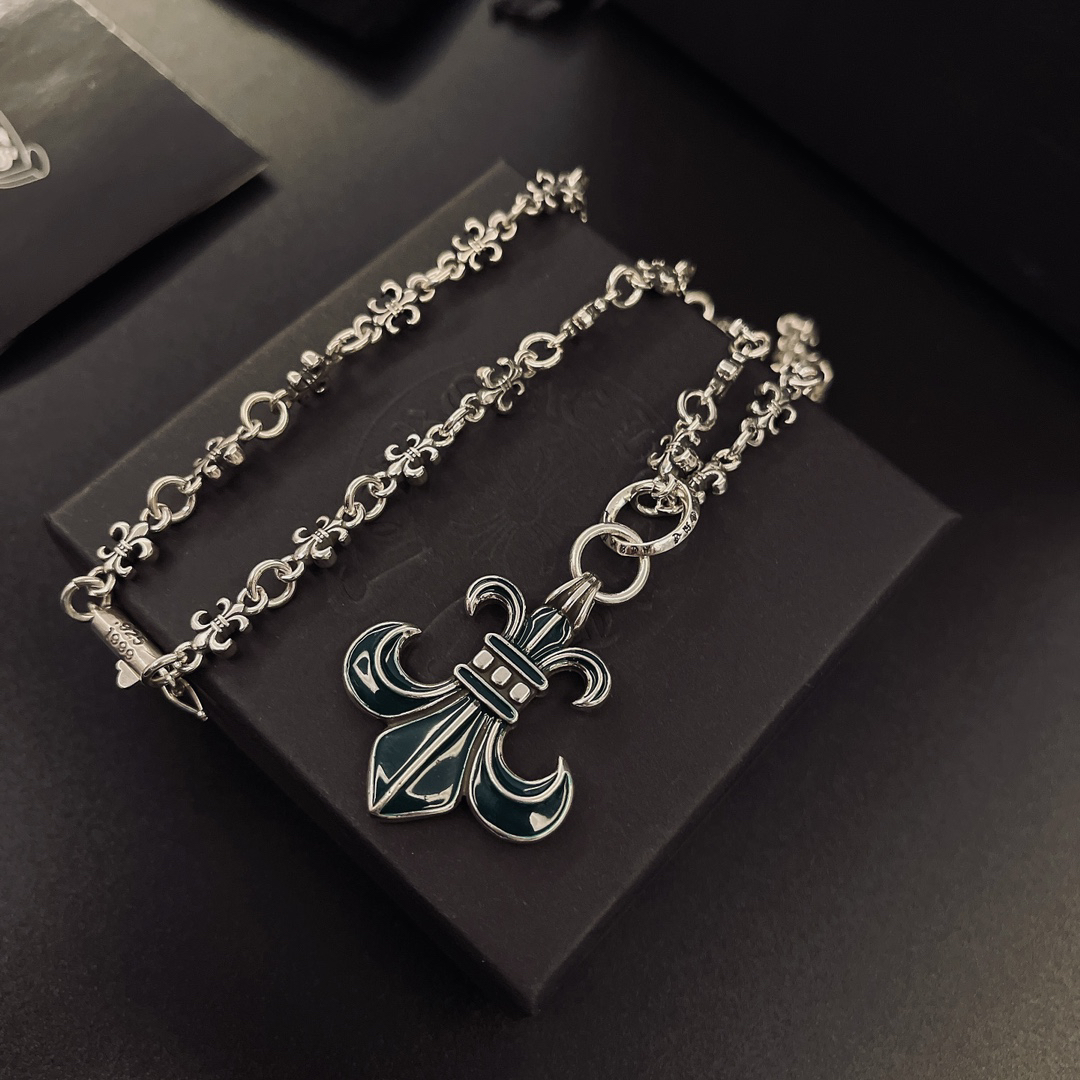 クロムハーツ「Chrome Hearts」シンプルペンダントネックレス - ユニセックス