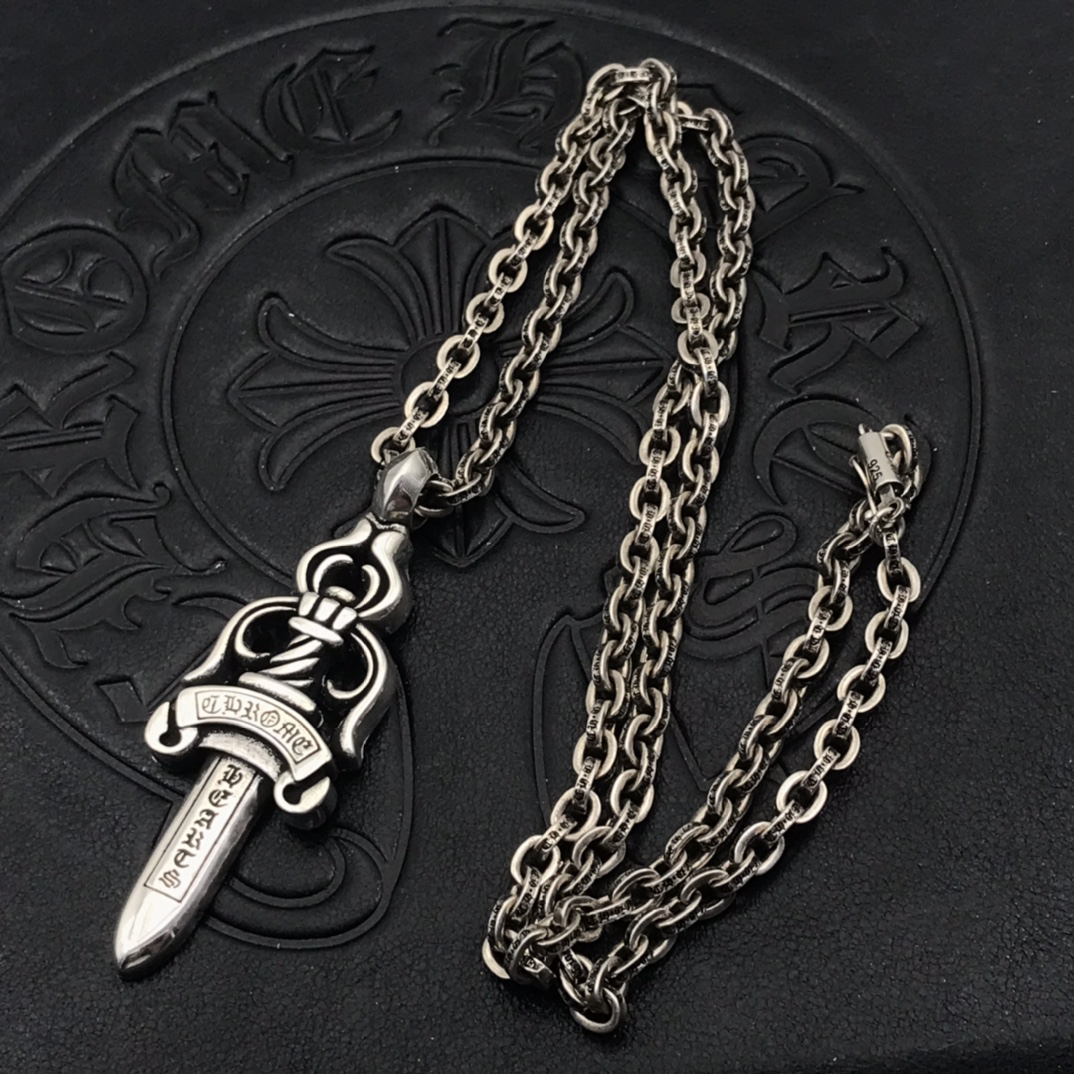 クロムハーツ「Chrome Hearts」シンプルペンダントネックレス - ユニセックス