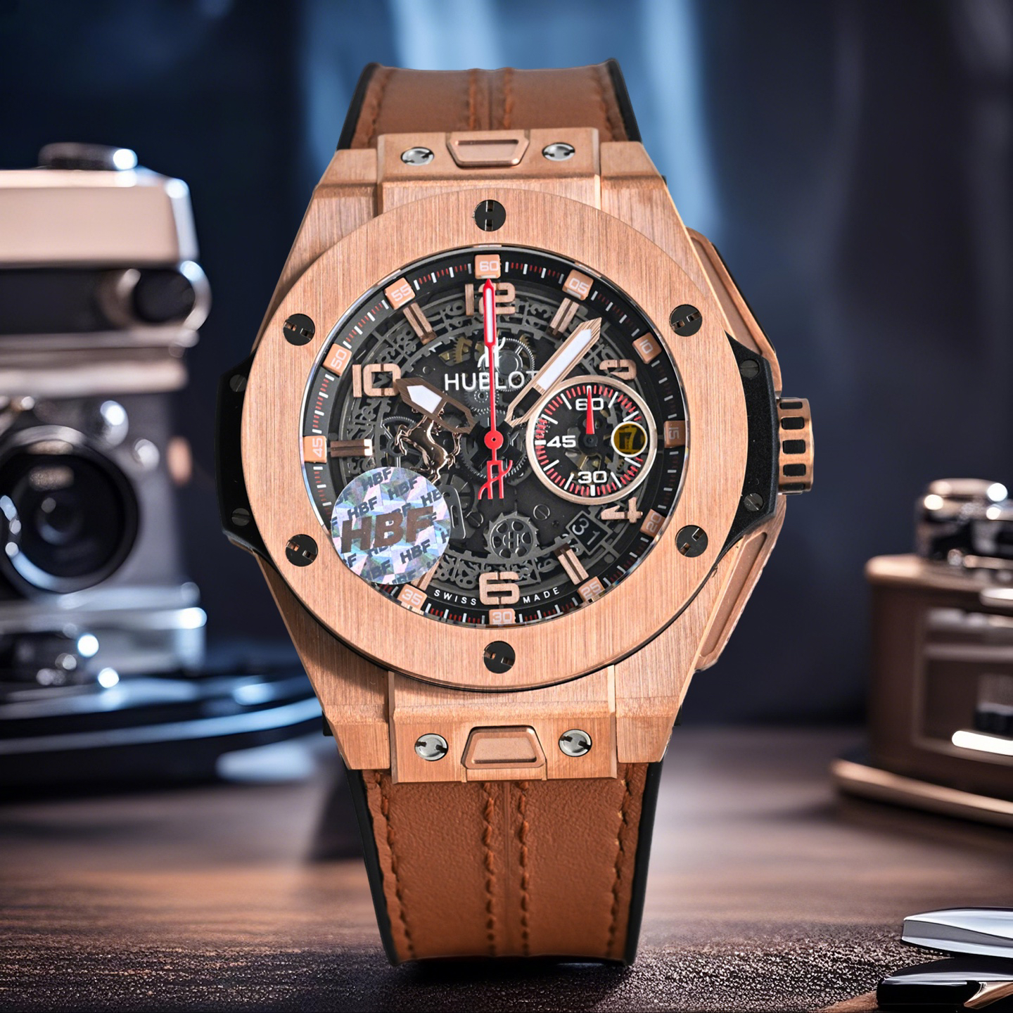 ウブロ「Hublot」ビッグバン ユニコ フラーリ クロノグラフ ウォッチ 45mm