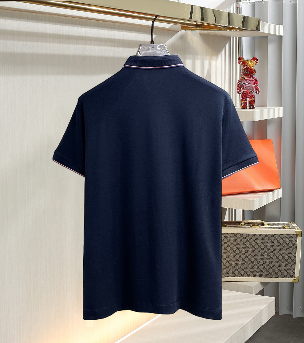 エルメス「Hermès」2025 春夏コレクション メンズ ビジネスカジュアルポロシャツ