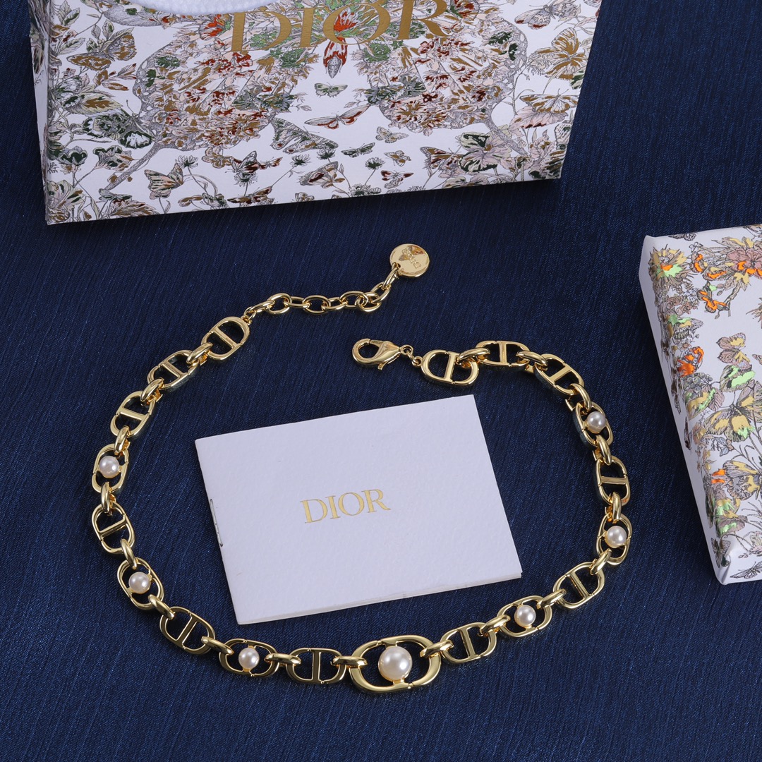 ディオール「Dior」ROSE DES VENTS ネックレス40CM