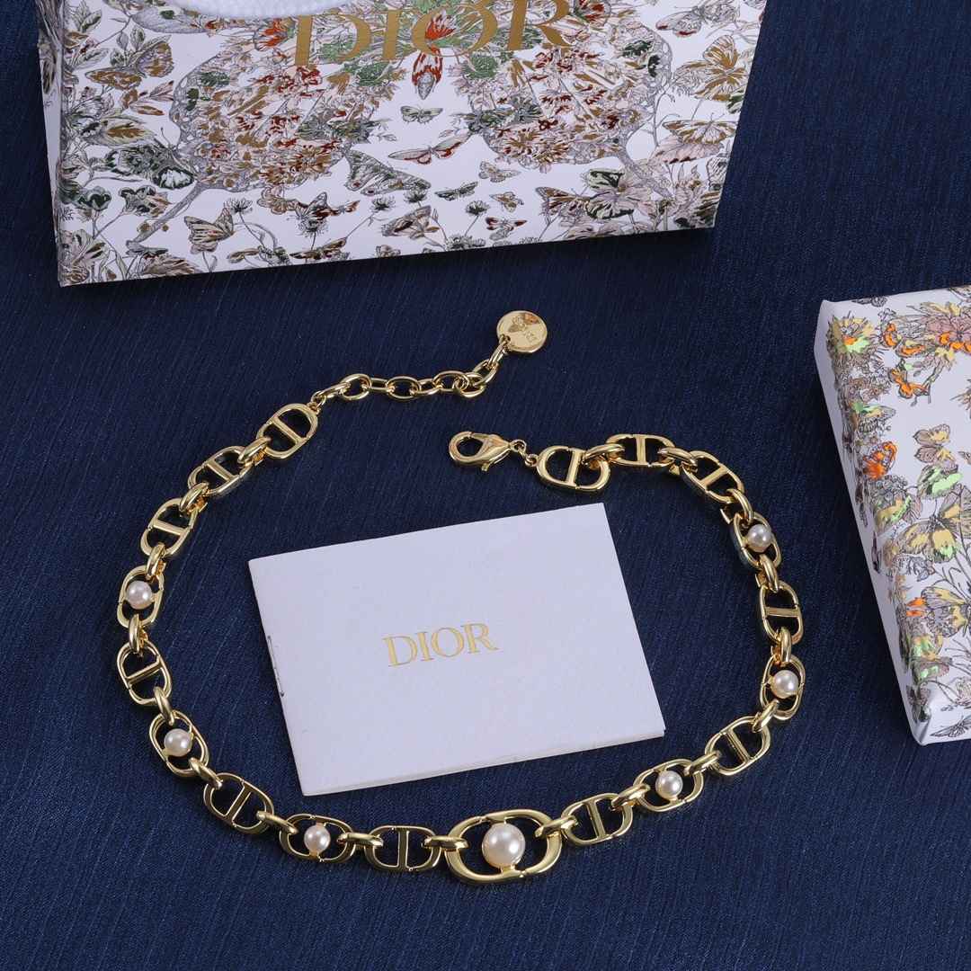 ディオール「Dior」ROSE DES VENTS ネックレス40CM