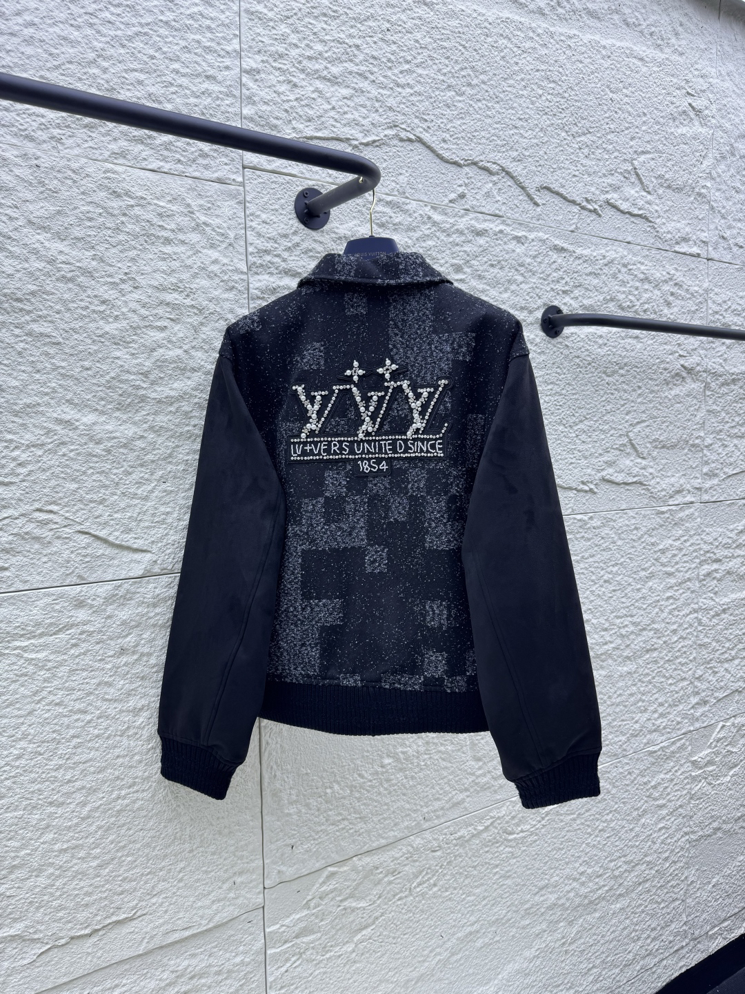 ルイ・ヴィトン「Louis Vuitton」Damier ビーズ ベースボール ジャケット