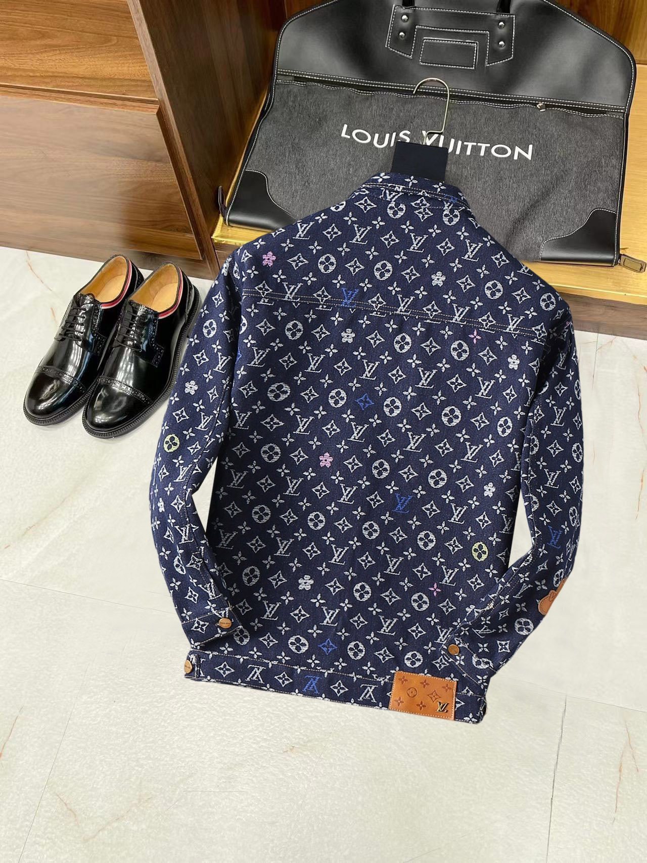 ルイ・ヴィトン「Louis Vuitton」メンズ ダミエ ウィンドブレーカー ジャケット