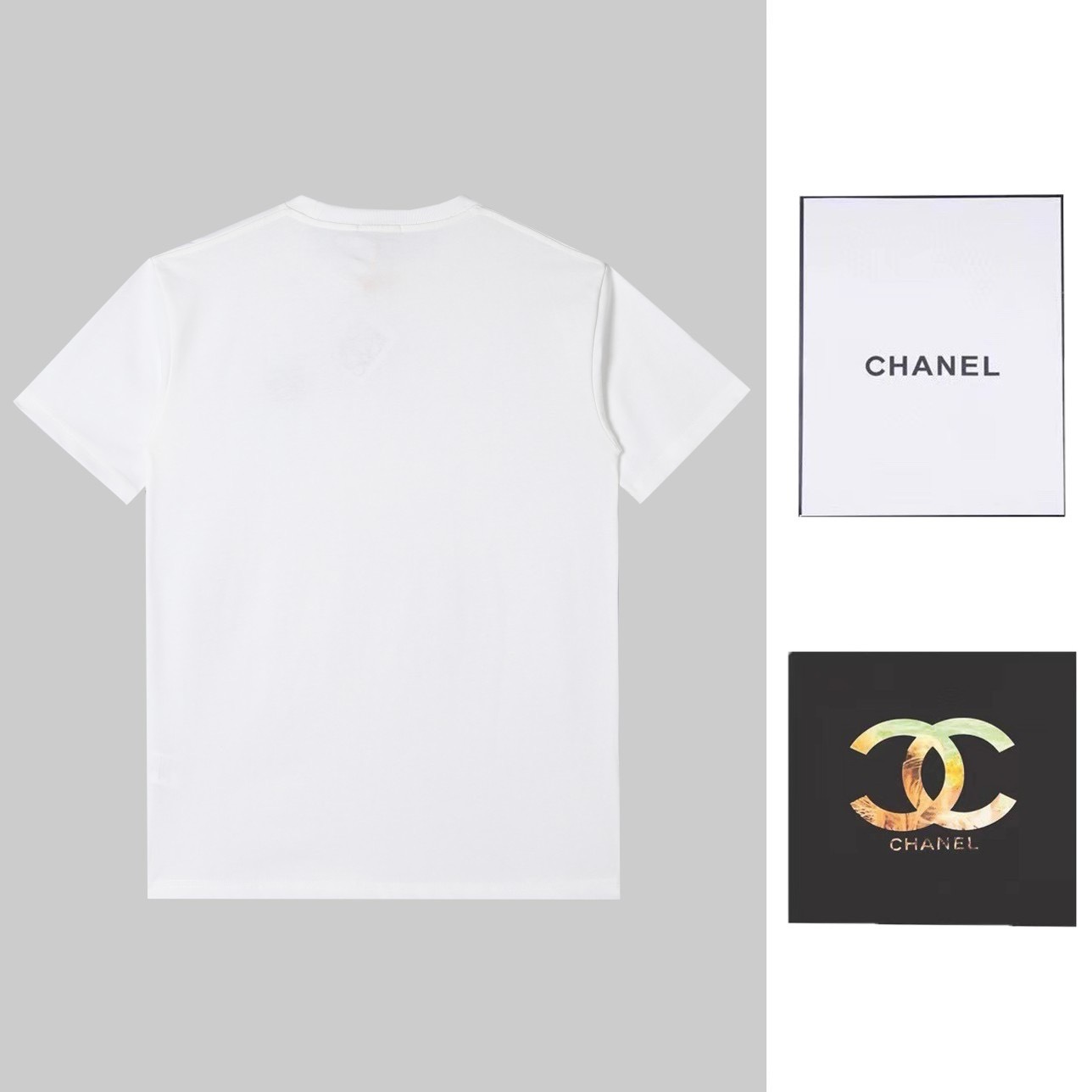 シャネル「Chanel」2024 ロゴ エンブロイダリー Tシャツ