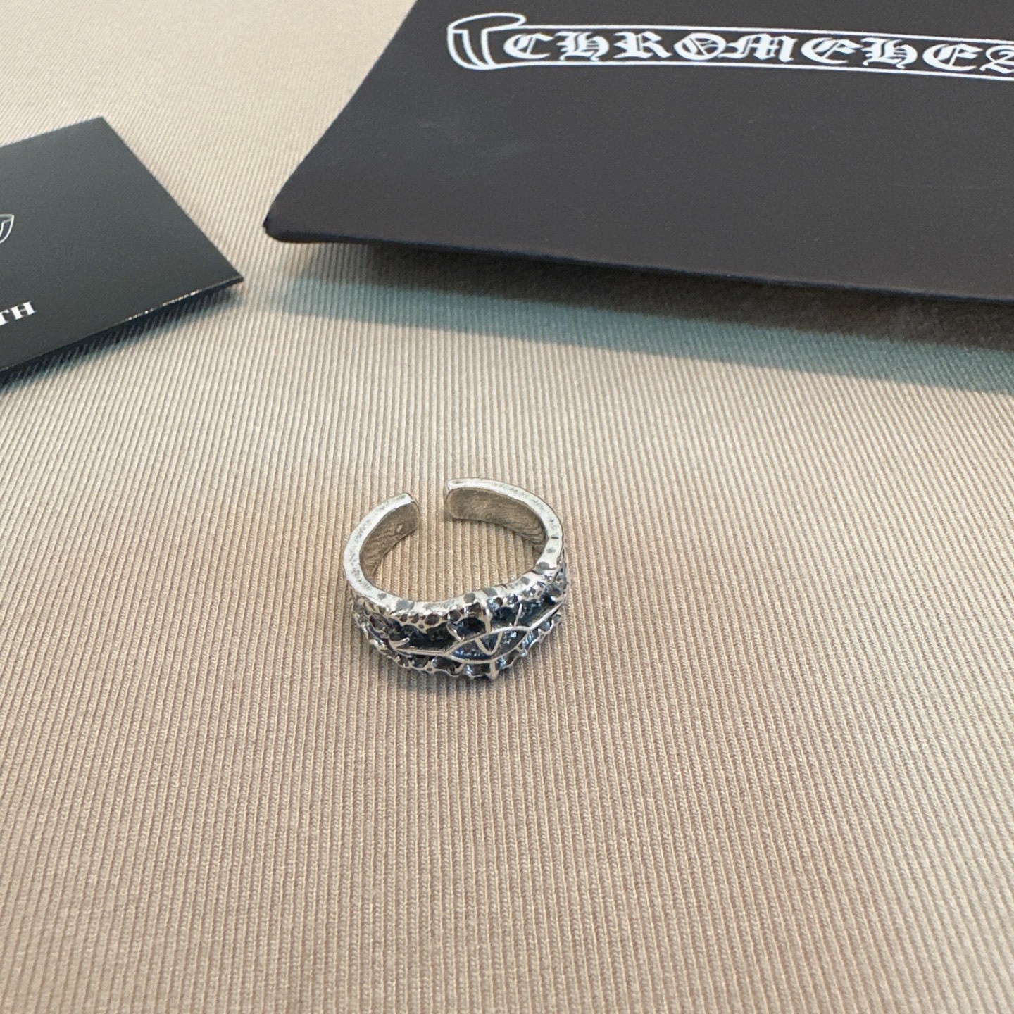 クロムハーツ「Chrome Hearts」クラシックヴィンテージ＆モダンリング - サイズ調整可能