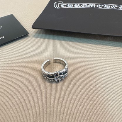 クロムハーツ「Chrome Hearts」クラシックヴィンテージ＆モダンリング - サイズ調整可能