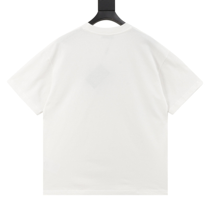 プラダ「Prada」3D ブラッシュド グラフィティ エンブロイダリー Tシャツ