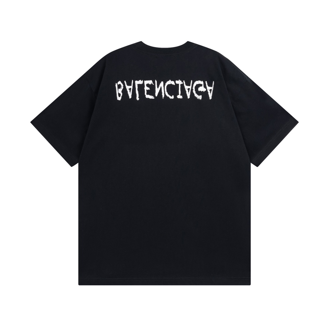 バレンシアガ「Balenciaga」 ミラーシリーズ インバースロゴTシャツ