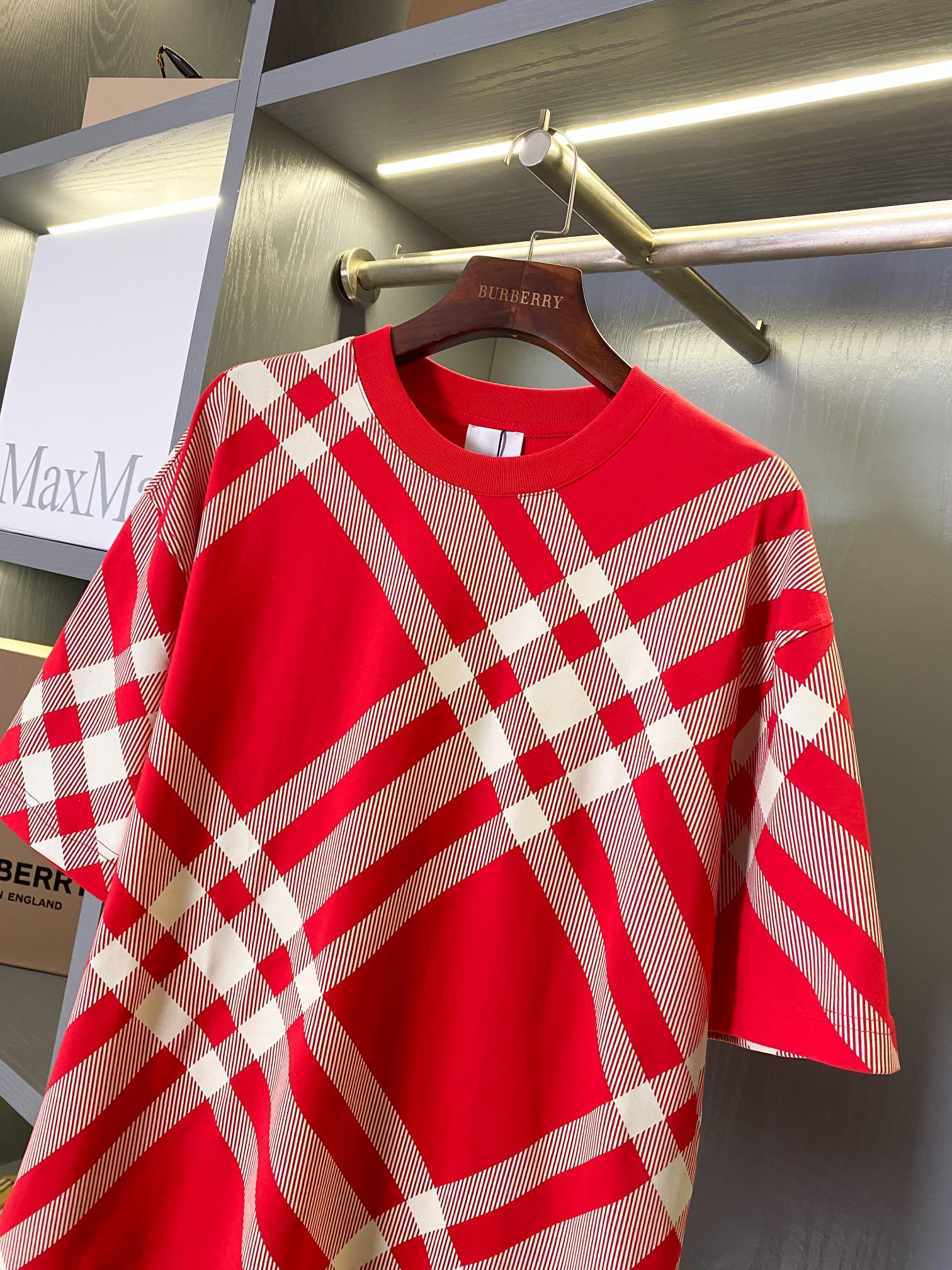 バーバリー「Burberry」クラシック チェック コットン Tシャツ