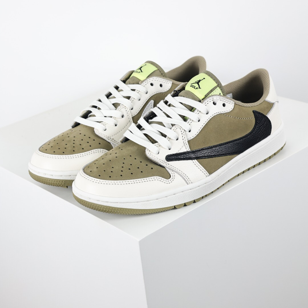 ナイキ「Nike」Air Jordan 1 Low x Travis Scott「Olive」