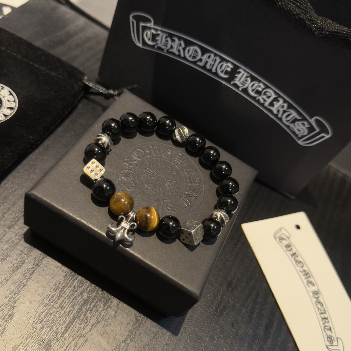 クロムハーツ「Chrome Hearts」ブレスレット - ヴィンテージ＆ロックテイスト ペア用