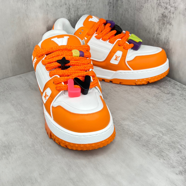 「コラボモデル」ルイ・ヴィトン 23S ランウェイモデル Trainer スケートシューズ