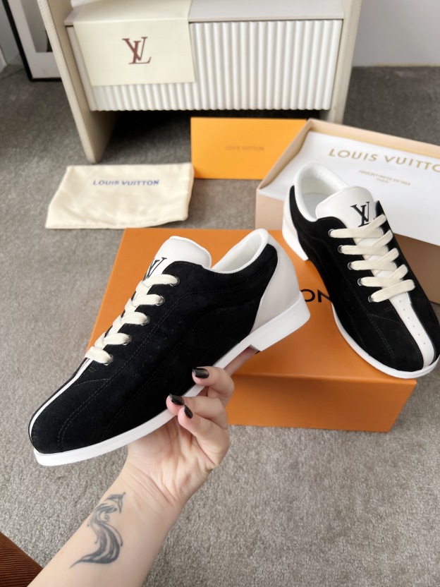 ルイ・ヴィトン「Louis Vuitton」Bowling スニーカー メンズ レザー シューズ