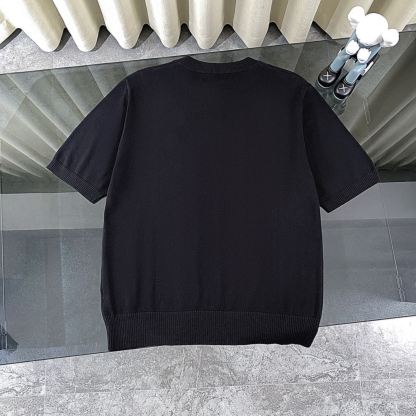 フェンディ「Fendi」2025SS サマーコレクション メンズ ラウンドネック ニット ショートスリーブ