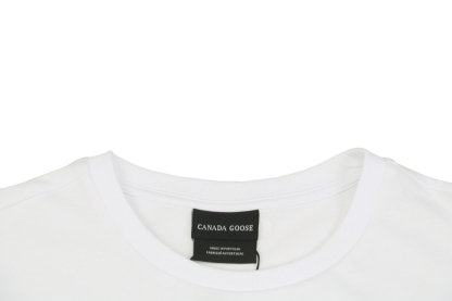 カナダグース「Canada Goose」25SS グースロゴ レター プリント ショートスリーブTシャツ