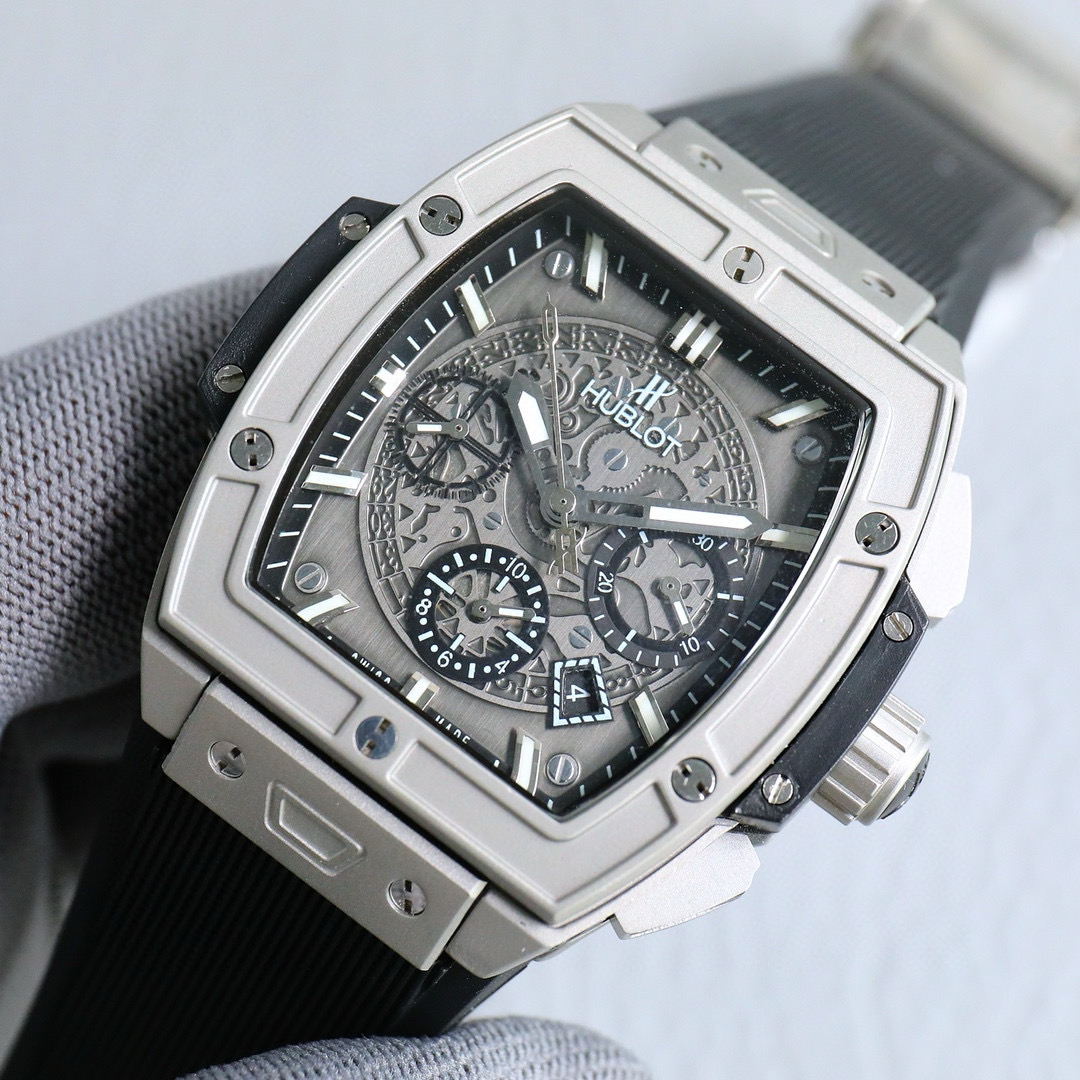 ユーボット「Hublot」ビッグバン シリーズ メンズ クロノグラフ ウォッチ45mm