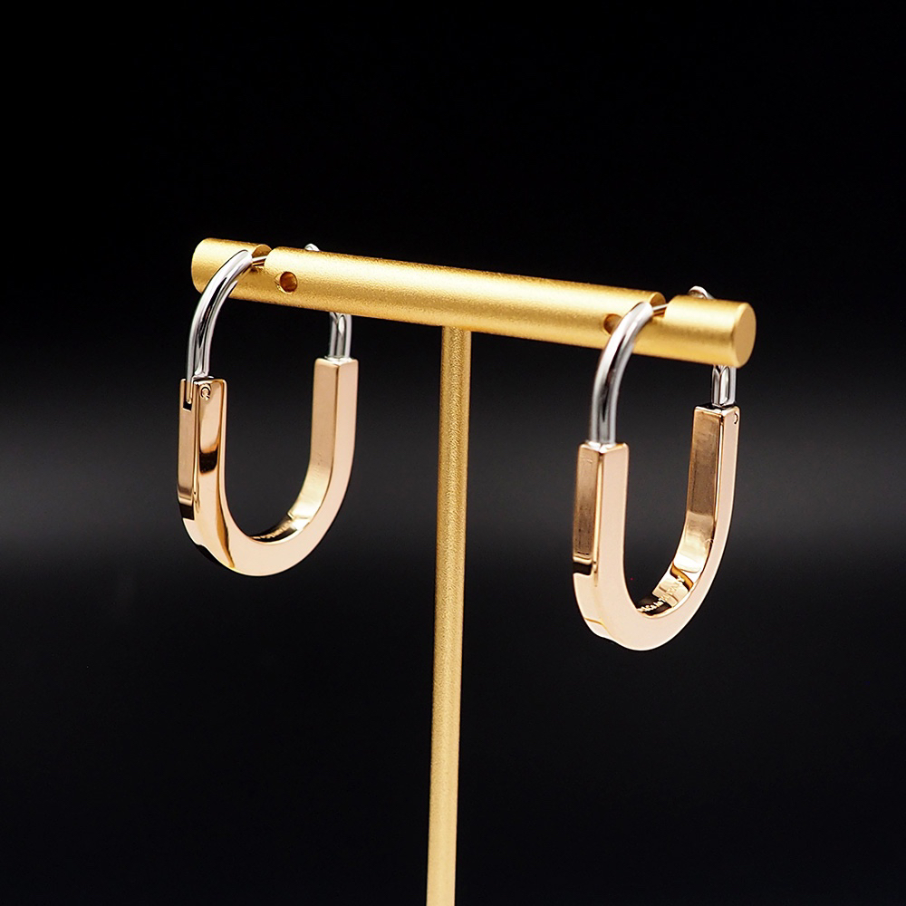 ティファニー「Tiffany & Co.」Lock シリーズ ハングロックデザインイヤリング