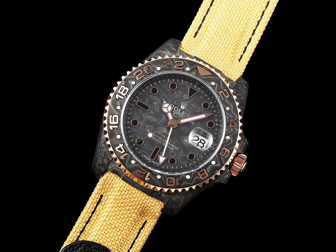 ロレックス「Rolex」GMT18Kホワイトゴールド リミテッドエディション メンズ クロノグラフウォッチ