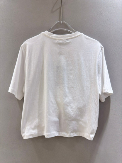 ヴェルサーチ「Versace」レディース ピンアクセントTシャツ