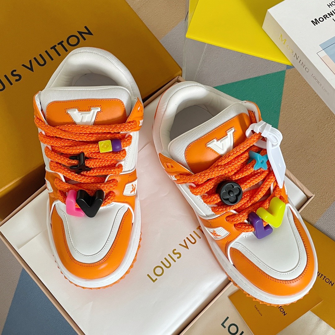 [Copy]「コラボモデル」Louis Vuitton x Trainer  スニーカー