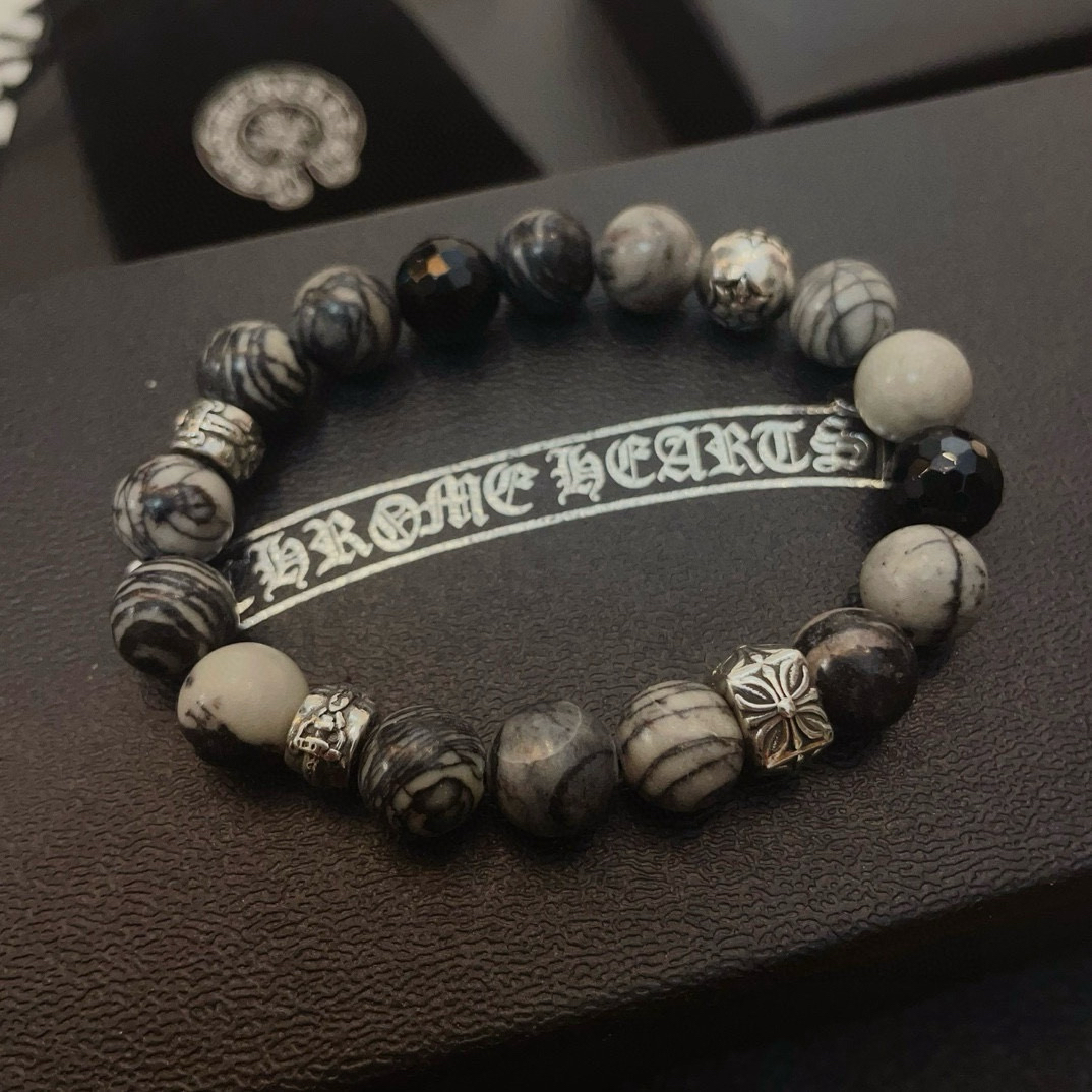 クロムハーツ「Chrome Hearts」ブレスレット - ヴィンテージ＆ロックテイスト ペア用