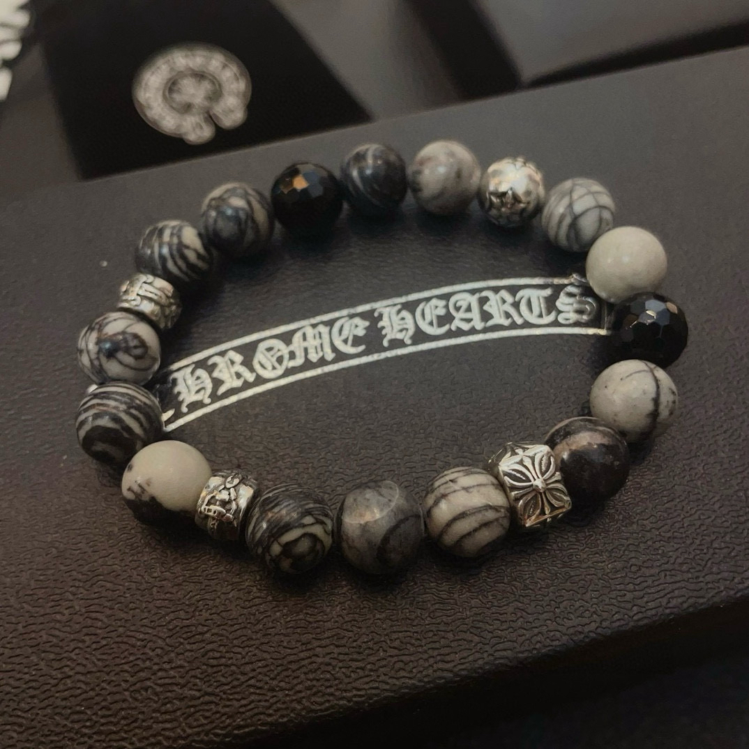 クロムハーツ「Chrome Hearts」ブレスレット - ヴィンテージ＆ロックテイスト ペア用