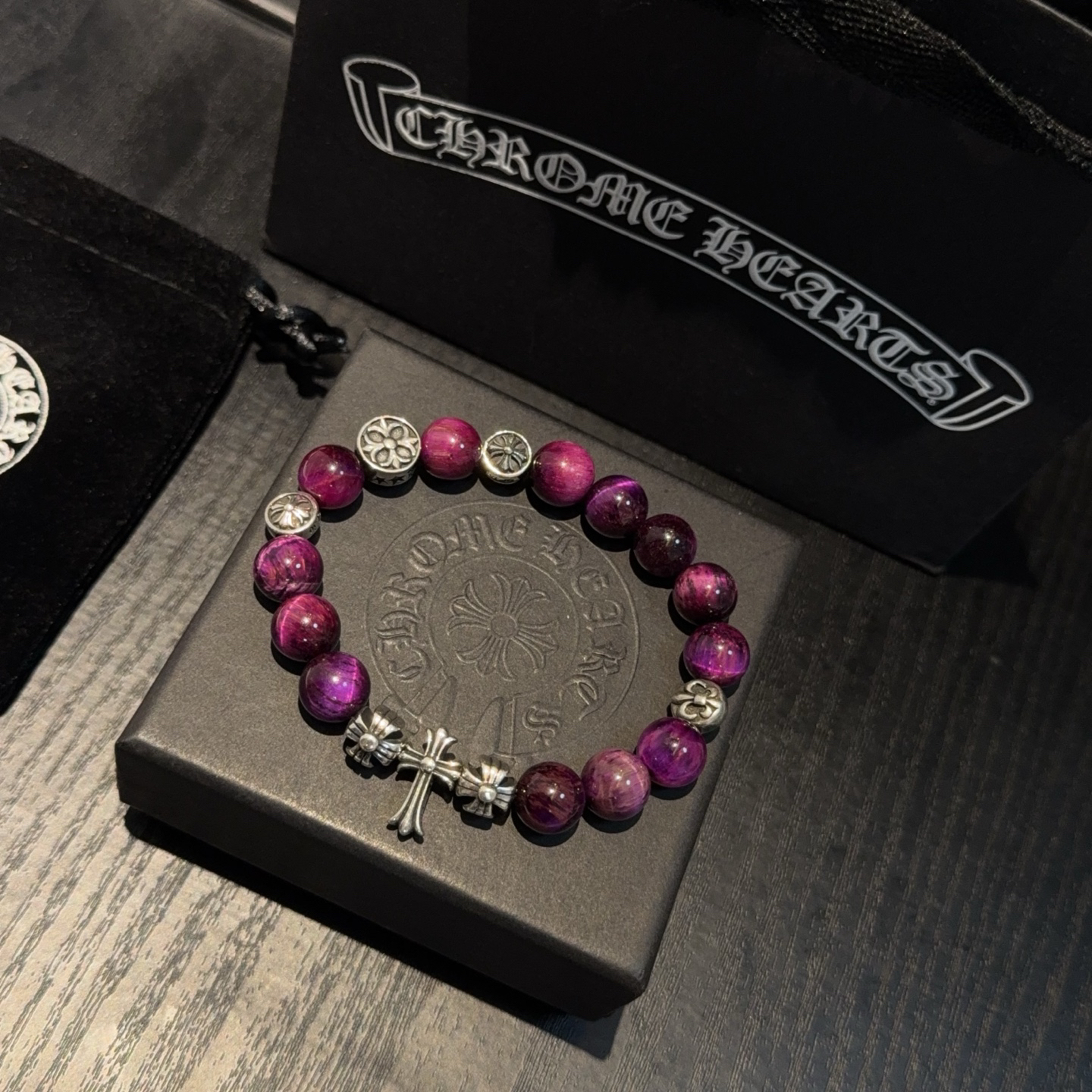 クロムハーツ「Chrome Hearts」ブレスレット - ヴィンテージ＆ロックテイスト ペア用