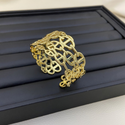 エルメス「Hermès」Chaîne d'Ancre オープンワーク ブレスレット