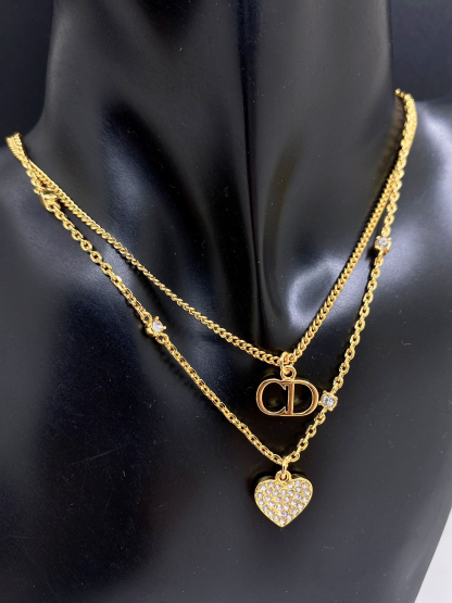 ディオール「Dior」 IN HEART LIGHTS ダブルレイヤーネックレス